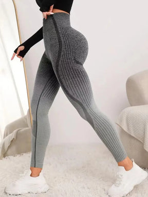Calça legging, calça legging feminina, calça legging para academia, roupa de academia, legging, legging para academia, calça legging degradê, calça legging cinza degradê