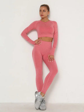 Conjunto fitness, conjunto fitness feminino, conjunto fitness feminino manga longa, conjunto para academia, roupa para academia, conjunto de academia, conjunto fitness diversas cores, conjunto fitness rosa