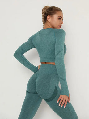 Conjunto fitness, conjunto fitness feminino, conjunto fitness feminino manga longa, conjunto para academia, roupa para academia, conjunto de academia, conjunto fitness diversas cores, conjunto fitness verde