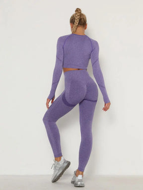 Conjunto fitness, conjunto fitness feminino, conjunto fitness feminino manga longa, conjunto para academia, roupa para academia, conjunto de academia, conjunto fitness diversas cores, conjunto fitness roxo